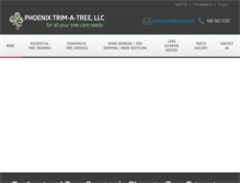 Tablet Screenshot of phoenixtrimatree.com